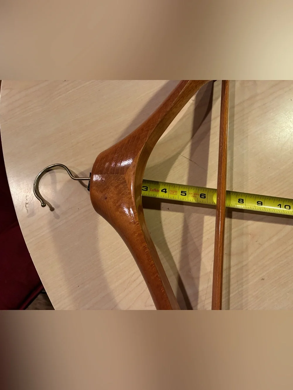 Vintage Fitwell 6 wooden clothes closet hanger made in Germany